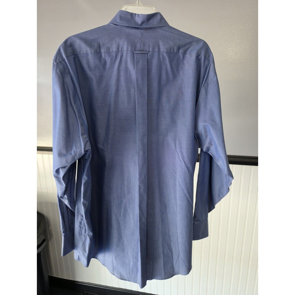Izod Men's 2XL Long Sleeve Button Shirt Blue - Picture 3 of 11